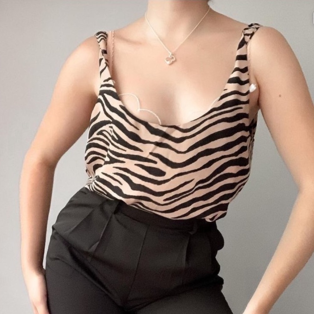 Vintage Zebra Tank Top